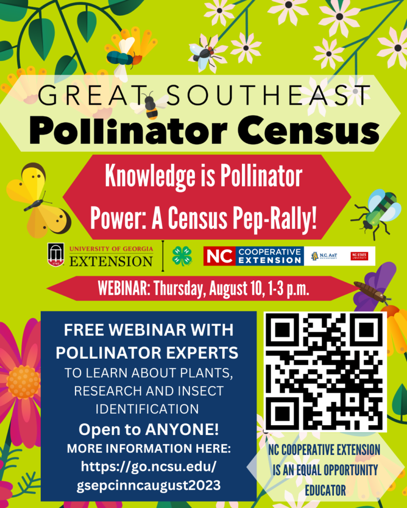A colorful flier advertising the event