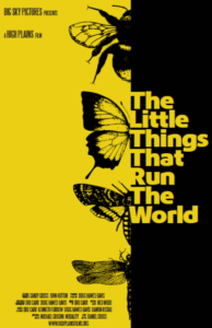 Black and yellow poster
